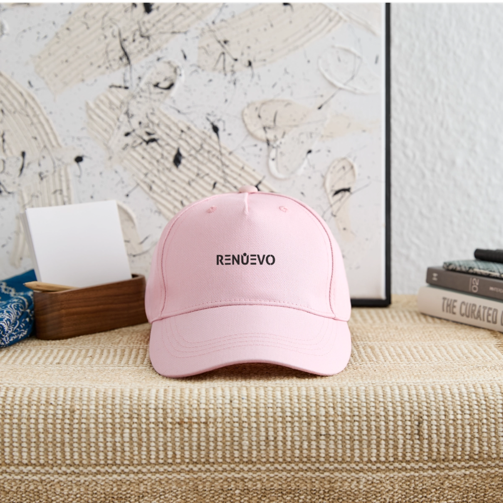Organic Kids’ Baseball Cap - light pink