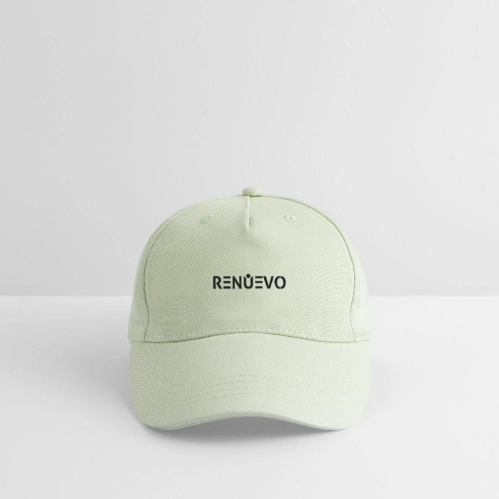 Organic Kids’ Baseball Cap - light mint green